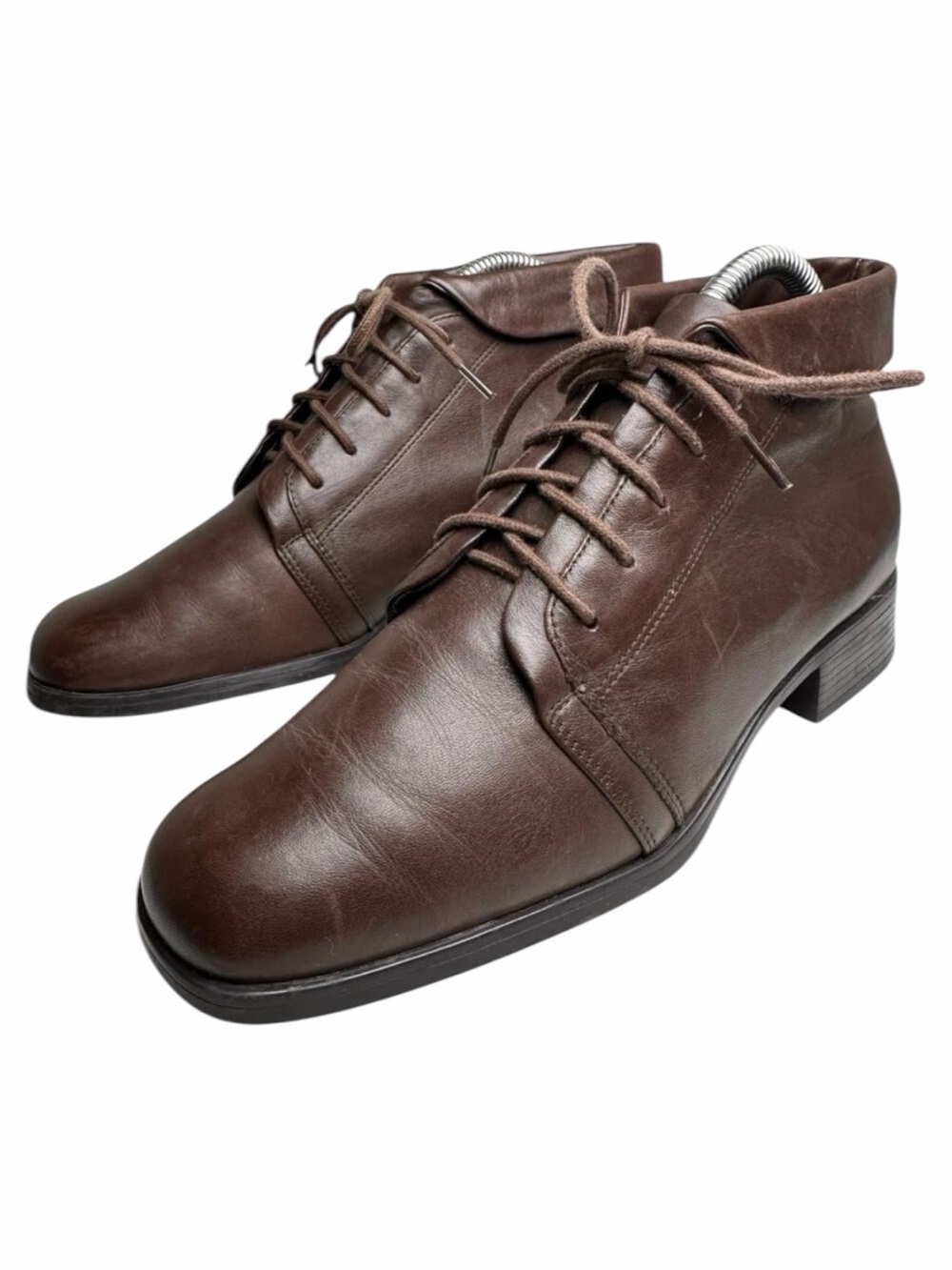 Vintage St. John’s Bay Brown Leather Lace-Up Ankle Boots Women’s 7.5‎